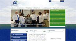 Desktop Screenshot of cityofalmaga.gov
